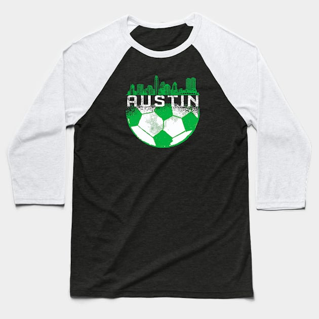 Austin soccer football jersey Baseball T-Shirt by JayD World